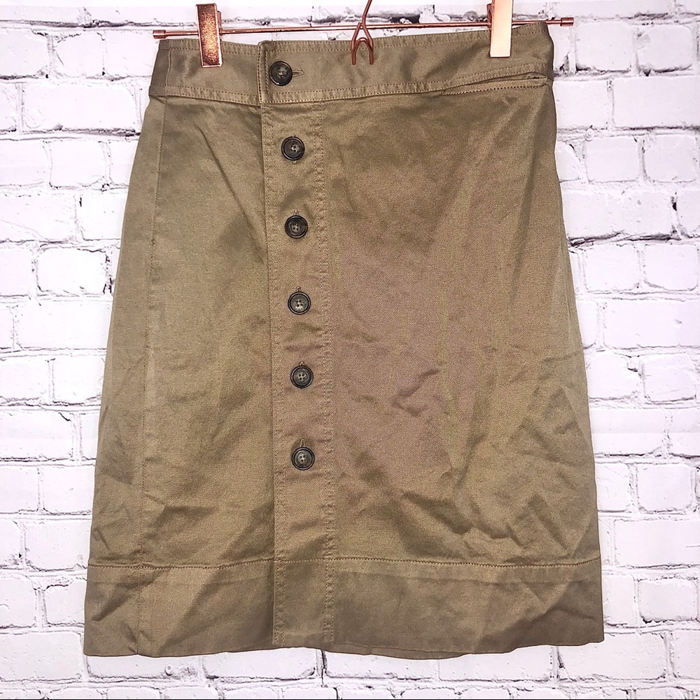 J Crew | Button Up Skirt
